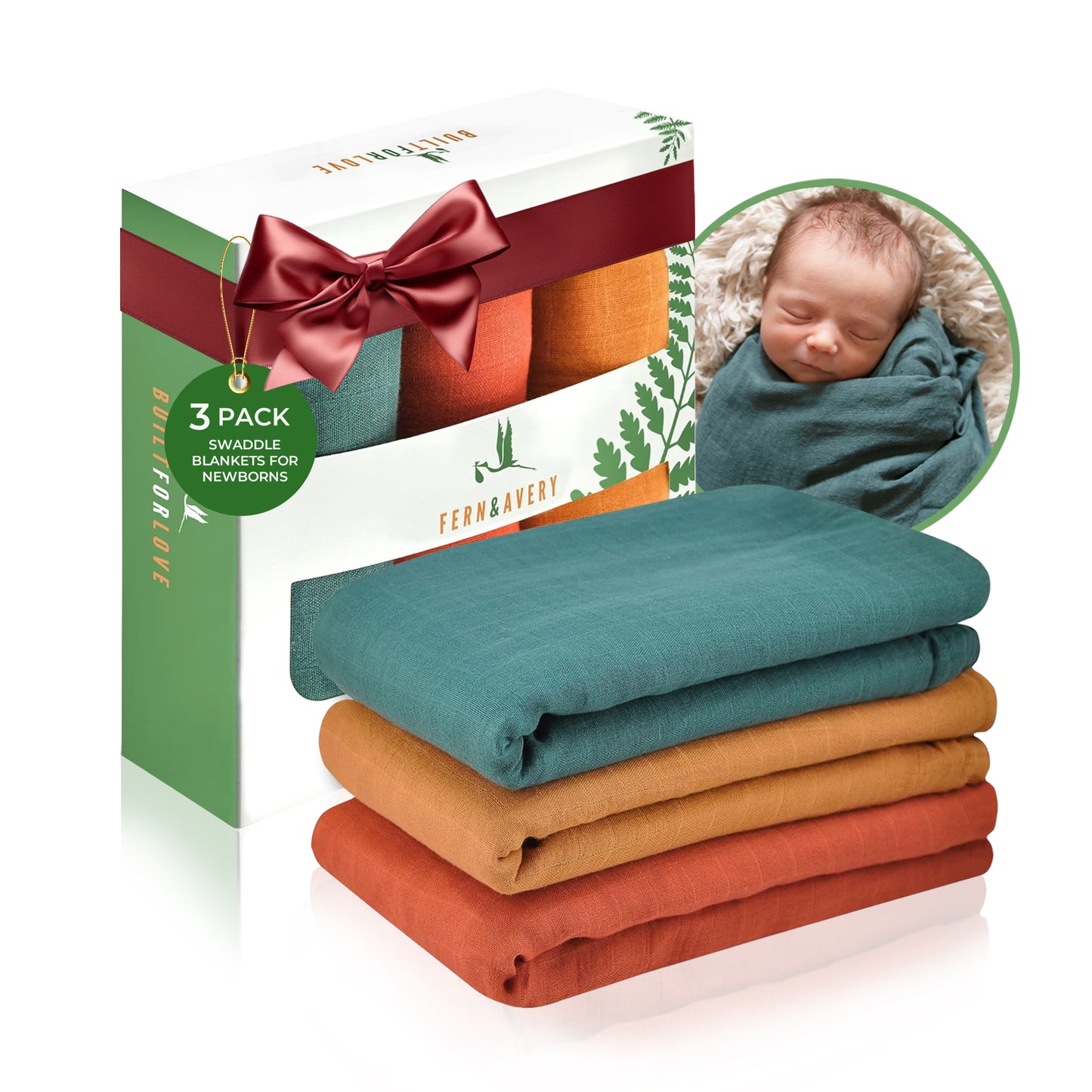 Muslin Swaddle Blankets - Forest Theme