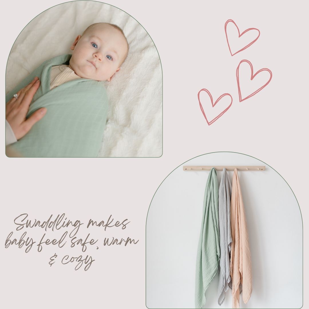 Muslin Swaddle Blankets - Sage